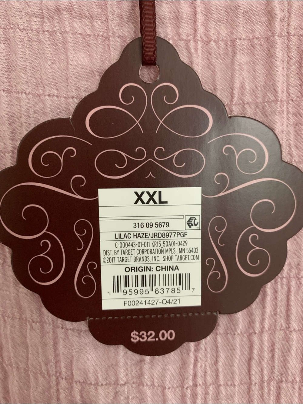 Pale Lilac Color Knox Rose Dress Size XXL - NWT - Picture 6 of 6